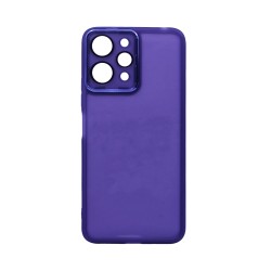 Capa de Silicone Transparente com Moldura de Câmera para Redmi 12 4G/Redmi 12 5G/Poco M6 Pro 5G Roxo Capa de Silicone Transparente com Moldura de Câmera para Redmi 12 4G/Redmi 12 5G/Poco M6 Pro 5G Roxo