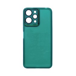 Capa de Silicone Transparente com Moldura de Câmera para Redmi 12 4G/Redmi 12 5G/Poco M6 Pro 5G Verde Capa de Silicone Transparente com Moldura de Câmera para Redmi 12 4G/Redmi 12 5G/Poco M6 Pro 5G Verde
