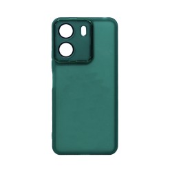 Capa de Silicone Transparente com Moldura de Câmera para Xiaomi Redmi 13C 4G/Poco C65 Verde Capa de Silicone Transparente com Moldura de Câmera para Xiaomi Redmi 13C 4G/Poco C65 Verde