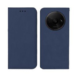 Leather Flip Cover with Internal Pocket for Xiaomi Redmi A3 Blue Leather Flip Cover with Internal Pocket for Xiaomi Redmi A3 Blue