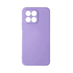 Funda de Silicona con Marco de Cámara para Huawei Honor 70 Lite Púrpura