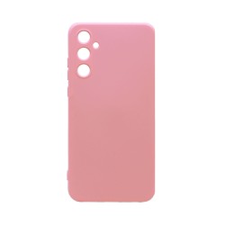 Funda de Silicona con Marco de Cámara para Samsung Galaxy A55 5G Rosa