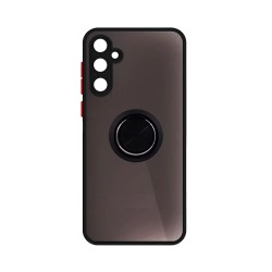 Case with Support Ring for Samsung Galaxy A55 5G Smoked Black Case with Support Ring for Samsung Galaxy A55 5G Smoked Black