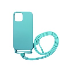 Silicone Case with String for Apple iPhone 11 Sea Green Silicone Case with String for Apple iPhone 11 Sea Green