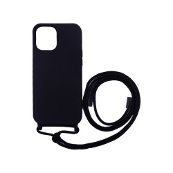 Silicone Case with String for Apple iPhone 11 Pro Black Silicone Case with String for Apple iPhone 11 Pro Black