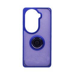 Case with Support Ring for Oppo Reno11/Reno11 Pro Smoked Blue Case with Support Ring for Oppo Reno11/Reno11 Pro Smoked Blue