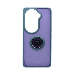 Case with Support Ring for Oppo Reno11/Reno11 Pro Smoked Green Case with Support Ring for Oppo Reno11/Reno11 Pro Smoked Green