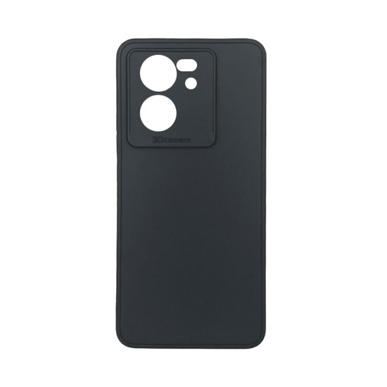 Soft Silicone Case with Camera Shield for Xiaomi 13T/13T Pro Black Soft Silicone Case with Camera Shield for Xiaomi 13T/13T Pro Black
