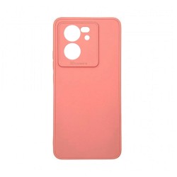 Capa de Silicone Macio com Moldura de Câmera para Xiaomi 13T/13T Pro Rosa Capa de Silicone Macio com Moldura de Câmera para Xiaomi 13T/13T Pro Rosa