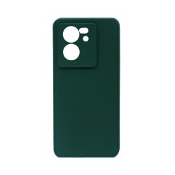 Capa de Silicone Macio com Moldura de Câmera para Xiaomi 13T/13T Pro Verde Capa de Silicone Macio com Moldura de Câmera para Xiaomi 13T/13T Pro Verde