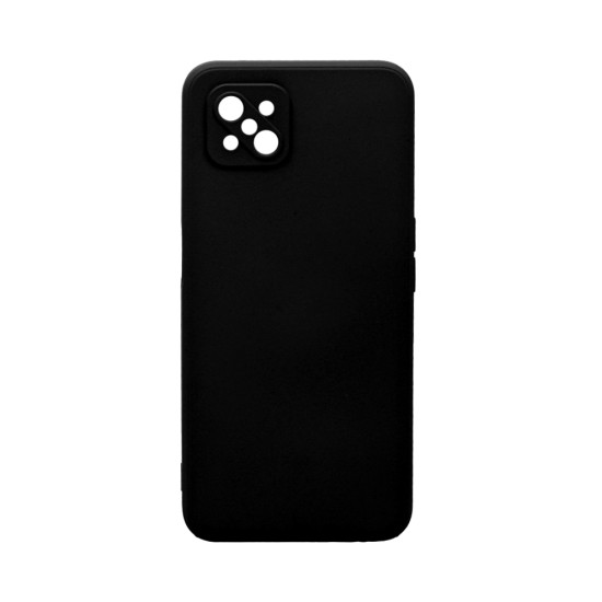 Funda de Silicona con Marco de Cámara para Oppo Reno4 Z Negro Funda de Silicona con Marco de Cámara para Oppo Reno4 Z Negro