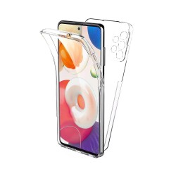 360º Silicon Case with Camera Shield for Samsung Galaxy A72 5G Transparent 360º Silicon Case with Camera Shield for Samsung Galaxy A72 5G Transparent