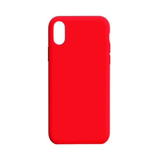 Capa de Silicone para Apple iPhone XR Vermelho