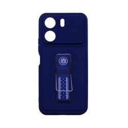 Sillicone Case with Support for Xiaomi Redmi 13C/Poco C65 Blue Sillicone Case with Support for Xiaomi Redmi 13C/Poco C65 Blue