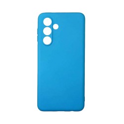 Capa de Silicone com Moldura de Câmera para Samsung Galaxy A35 5G Azul Capa de Silicone com Moldura de Câmera para Samsung Galaxy A35 5G Azul