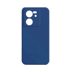 Capa de Silicone com Moldura de Câmera para Xiaomi 13T/13T Pro Azul