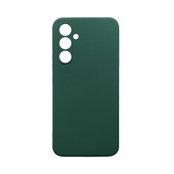 Silicone Case with Camera Shield for Samsung Galaxy S24 Dark Green Silicone Case with Camera Shield for Samsung Galaxy S24 Dark Green