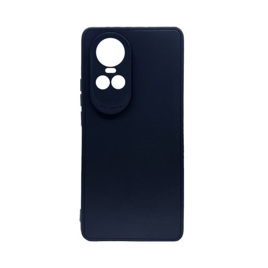 Capa de Silicone Macio com Moldura de Câmera para Oppo Reno10 5G Preto Capa de Silicone Macio com Moldura de Câmera para Oppo Reno10 5G Preto