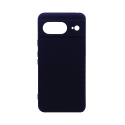 Funda de Silicona con Marco de Cámara para Google Pixel 8 Negro