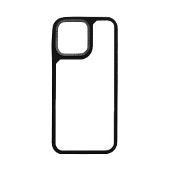 Transparent Hard Case for Apple iPhone 15 Pro Black Transparent Hard Case for Apple iPhone 15 Pro Black