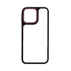 Transparent Hard Case for Apple iPhone 15 Pro Pink Transparent Hard Case for Apple iPhone 15 Pro Pink