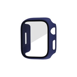 Cover+Tempered Glass for Apple iwatch Series 45mm Blue Cover+Tempered Glass for Apple iwatch Series 45mm Blue