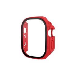Cover+Tempered Glass for Apple iwatch Series 49mm Red
