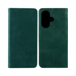 Leather Flip Cover with Internal Pocket For Xiaomi Redmi 13 Green Leather Flip Cover with Internal Pocket For Xiaomi Redmi 13 Green