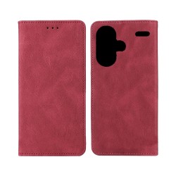 Leather Flip Cover with Internal Pocket For Xiaomi Redmi Note 13 Pro Plus 5G Red Leather Flip Cover with Internal Pocket For Xiaomi Redmi Note 13 Pro Plus 5G Red