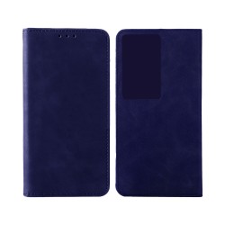 Leather Flip Cover with Internal Pocket For Oppo A79 5G Blue Leather Flip Cover with Internal Pocket For Oppo A79 5G Blue