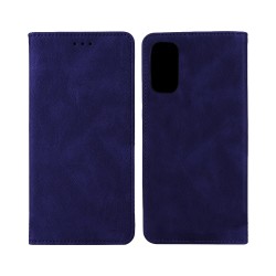 Leather Flip Cover with Internal Pocket for Samsung Galaxy S20 FE Blue Leather Flip Cover with Internal Pocket for Samsung Galaxy S20 FE Blue