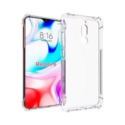 Capa de Silicone Dura para Xiaomi Redmi 8 Transparente Capa de Silicone Dura para Xiaomi Redmi 8 Transparente