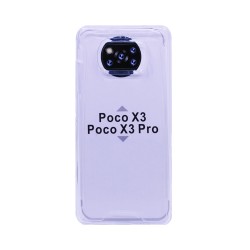 Capa de Silicone Dura para Xiaomi Poco X3/Poco X3 Pro Transparente Capa de Silicone Dura para Xiaomi Poco X3/Poco X3 Pro Transparente
