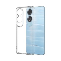 Soft Silicone Case with Camera Shield for Oppo A60 4G Transparent Soft Silicone Case with Camera Shield for Oppo A60 4G Transparent