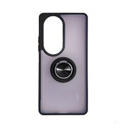 Case with Support Ring for Oppo A60 Smoked Black Case with Support Ring for Oppo A60 Smoked Black
