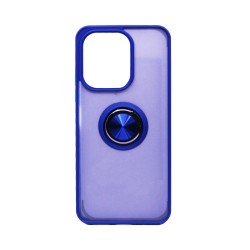 Case with Support Ring for Oppo A40 4G/A3 4G Smoked Blue Case with Support Ring for Oppo A40 4G/A3 4G Smoked Blue