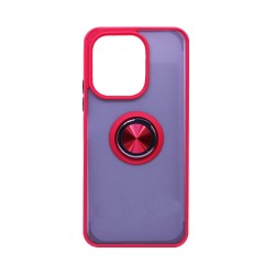 Case with Support Ring for Oppo A40 4G/A3 4G Smoked Red Case with Support Ring for Oppo A40 4G/A3 4G Smoked Red