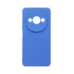 Soft Silicone Case with Camera Shield for Xiaomi Redmi A3 Blue Soft Silicone Case with Camera Shield for Xiaomi Redmi A3 Blue