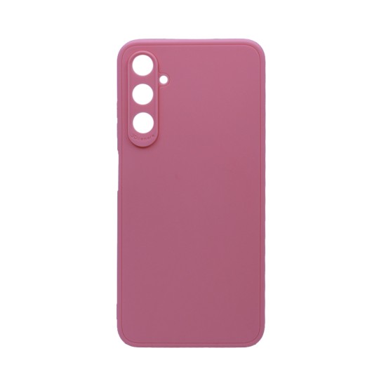 Soft Silicone Case with Camera Shield for Samsung Galaxy A05S Pink