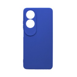 Capa de Silicone Macio com Moldura de Câmera para Oppo A60 4G Azul Escuro Capa de Silicone Macio com Moldura de Câmera para Oppo A60 4G Azul Escuro