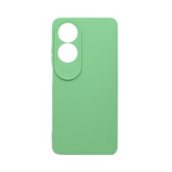 Capa de Silicone Macio com Moldura de Câmera para Oppo A60 4G Verde Papagaio  Capa de Silicone Macio com Moldura de Câmera para Oppo A60 4G Verde Papagaio