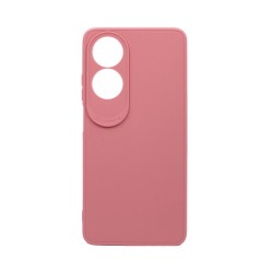 Capa de Silicone Macio com Moldura de Câmera para Oppo A60 4G Rosa Capa de Silicone Macio com Moldura de Câmera para Oppo A60 4G Rosa