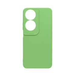 Capa de Silicone Macio com Moldura de Câmera para Huawei Honor 90 Smart/Honor X7B Verde Papagaio  Capa de Silicone Macio com Moldura de Câmera para Huawei Honor 90 Smart/Honor X7B Verde Papagaio