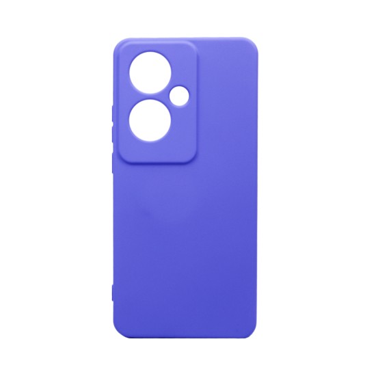 Funda de Silicona con Marco de cámara para Oppo Reno11 F Púrpura Funda de Silicona con Marco de cámara para Oppo Reno11 F Púrpura