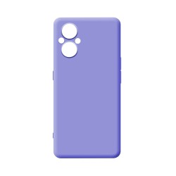Silicone Case with Camera Shield for Oppo Reno8 Lite Purple Silicone Case with Camera Shield for Oppo Reno8 Lite Purple