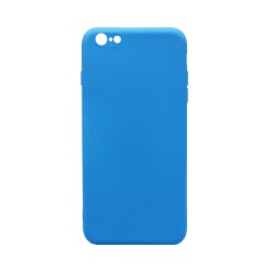 Capa de Silicone com Moldura de Câmera para Apple iPhone 6 Plus Azul Céu Capa de Silicone com Moldura de Câmera para Apple iPhone 6 Plus Azul Céu