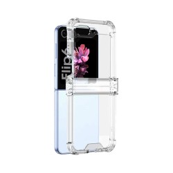 Hard Silicone Case for Samsung Galaxy Z Flip 6 5G Transparent Hard Silicone Case for Samsung Galaxy Z Flip 6 5G Transparent