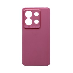 Capa de Silicone Macio com Moldura de Câmera para Xiaomi Redmi Note 13 Pro 5G Rosa Capa de Silicone Macio com Moldura de Câmera para Xiaomi Redmi Note 13 Pro 5G Rosa