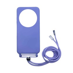 Silicone Case with String for Xiaomi Redmi A3 Purple Silicone Case with String for Xiaomi Redmi A3 Purple