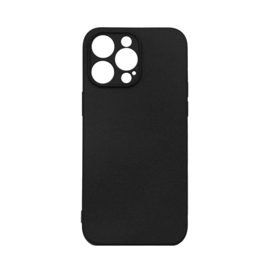 Silicone Case with Camera Shield for Apple iPhone 15 Pro Black Silicone Case with Camera Shield for Apple iPhone 15 Pro Black